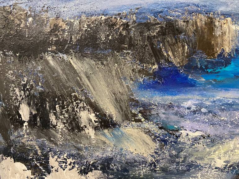 Original Abstract Landscape Painting by Christina Ilene Thomas