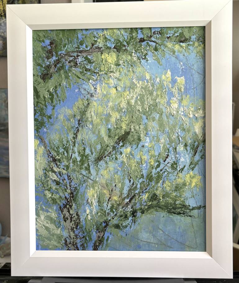 Original Impressionism Floral Painting by Christina Ilene Thomas