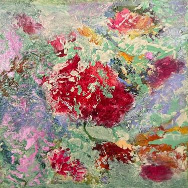 Original Abstract Floral Paintings by Christina Ilene Thomas