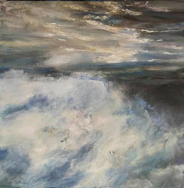Original Abstract Landscape Painting by Christina Ilene Thomas