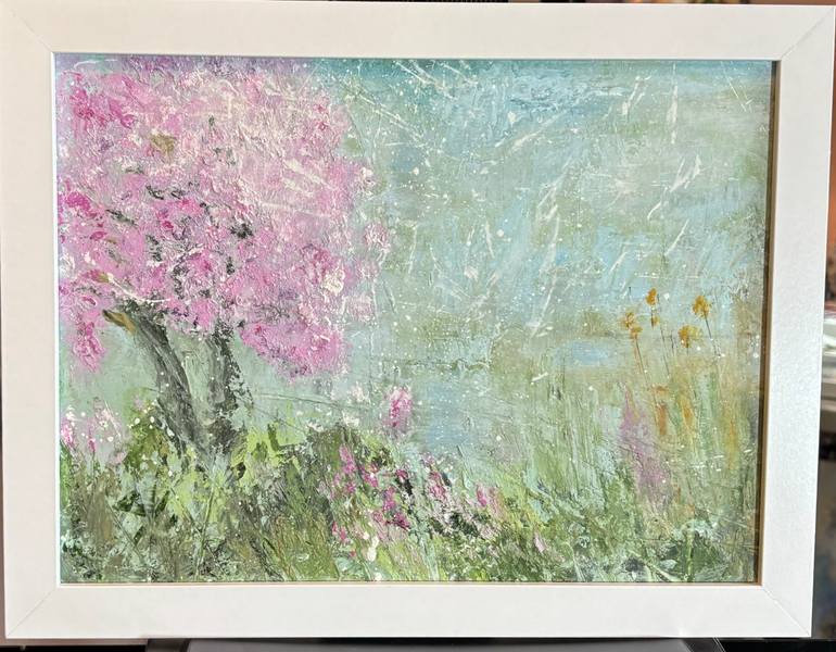Original Impressionism Landscape Painting by Christina Ilene Thomas