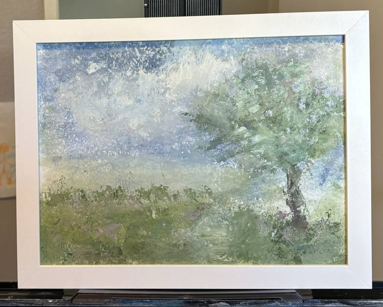 Original Impressionism Tree Painting by Christina Ilene Thomas