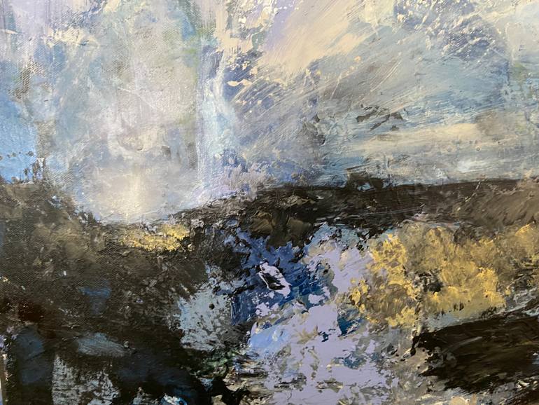 Original Abstract Expressionism Landscape Painting by Christina Ilene Thomas