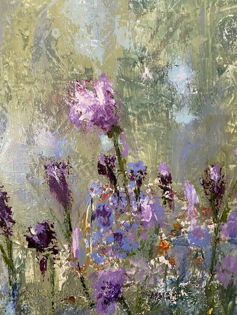 Original Impressionism Floral Painting by Christina Ilene Thomas