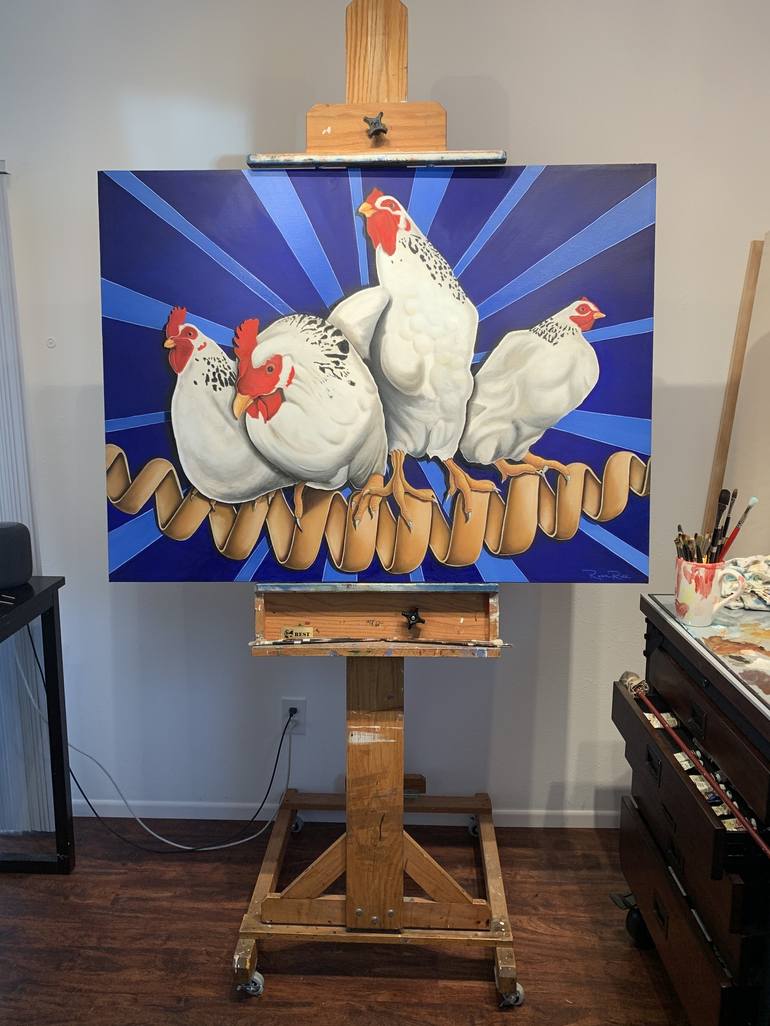 Original Pop Art Animal Painting by Ryan Rice