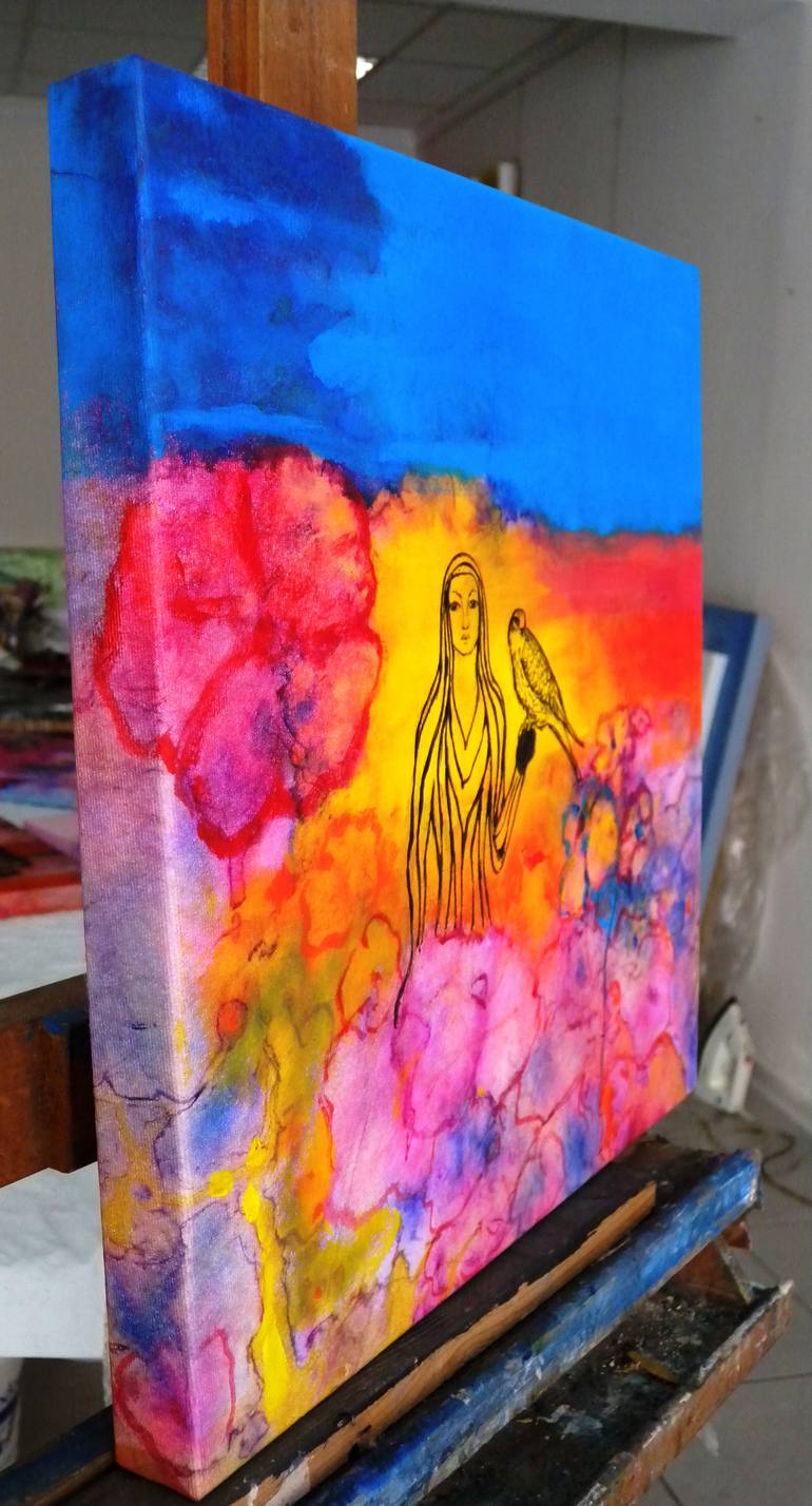 Original Figurative Fantasy Painting by Daniela Carletti