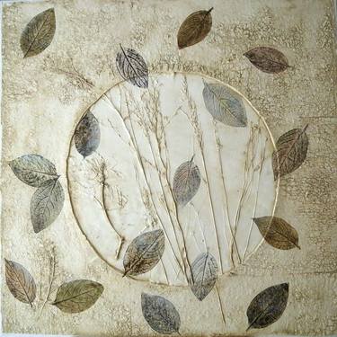 Original Abstract Nature Mixed Media by Daniela Carletti