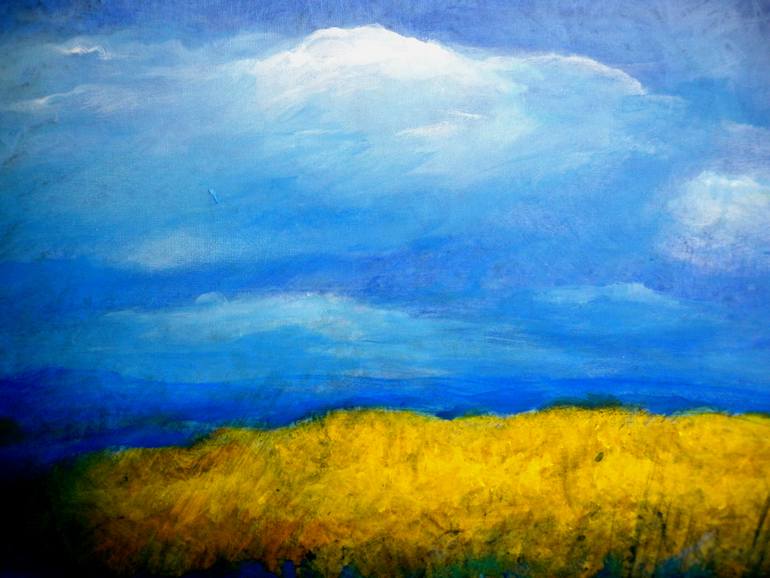 Original Modernism Landscape Painting by Daniela Carletti