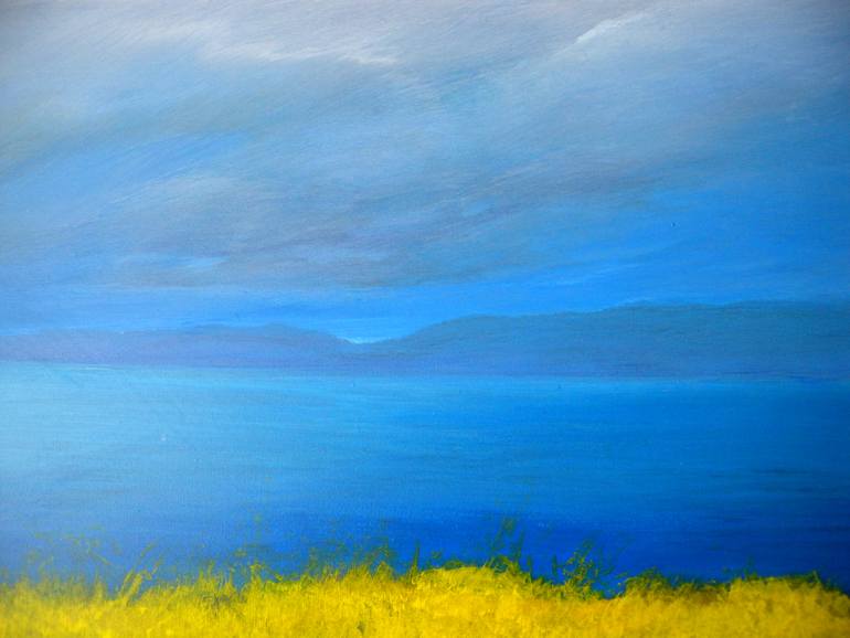 Original Abstract Landscape Painting by Daniela Carletti