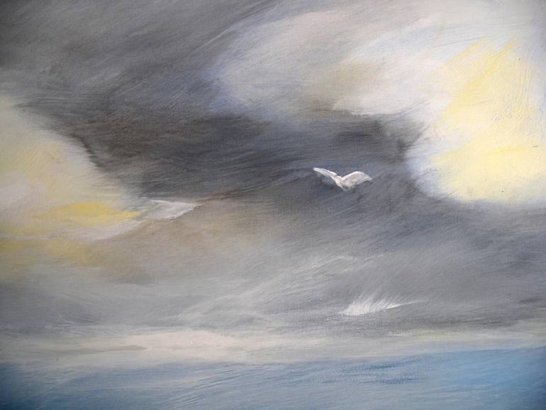 Original Abstract Landscape Painting by Daniela Carletti