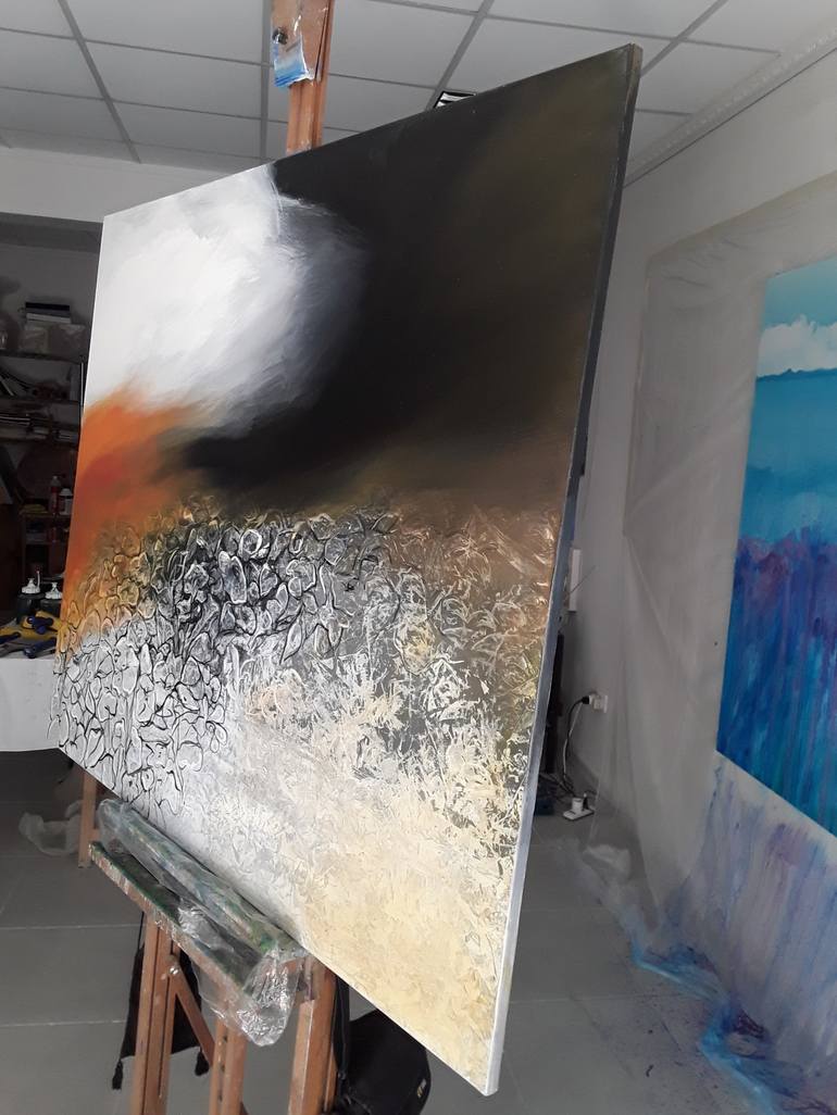 Original Abstract Landscape Painting by Daniela Carletti