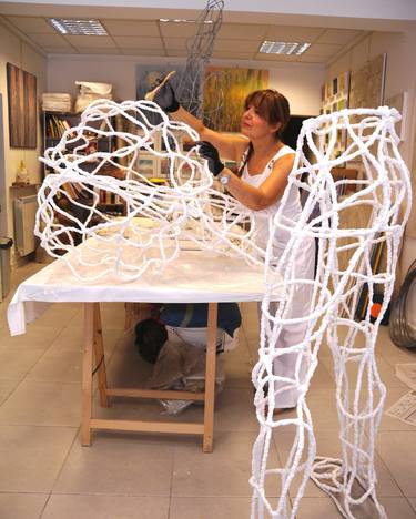 Original Modern Abstract Sculpture by Daniela Carletti