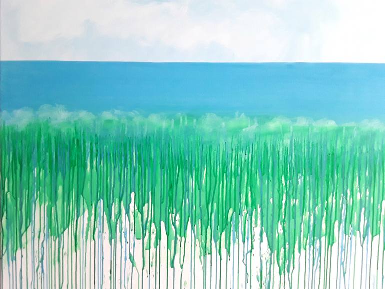 Original Modernism Landscape Painting by Daniela Carletti