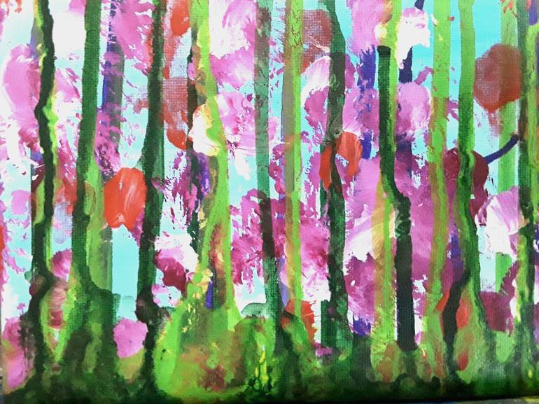 Original Abstract Landscape Painting by Daniela Carletti