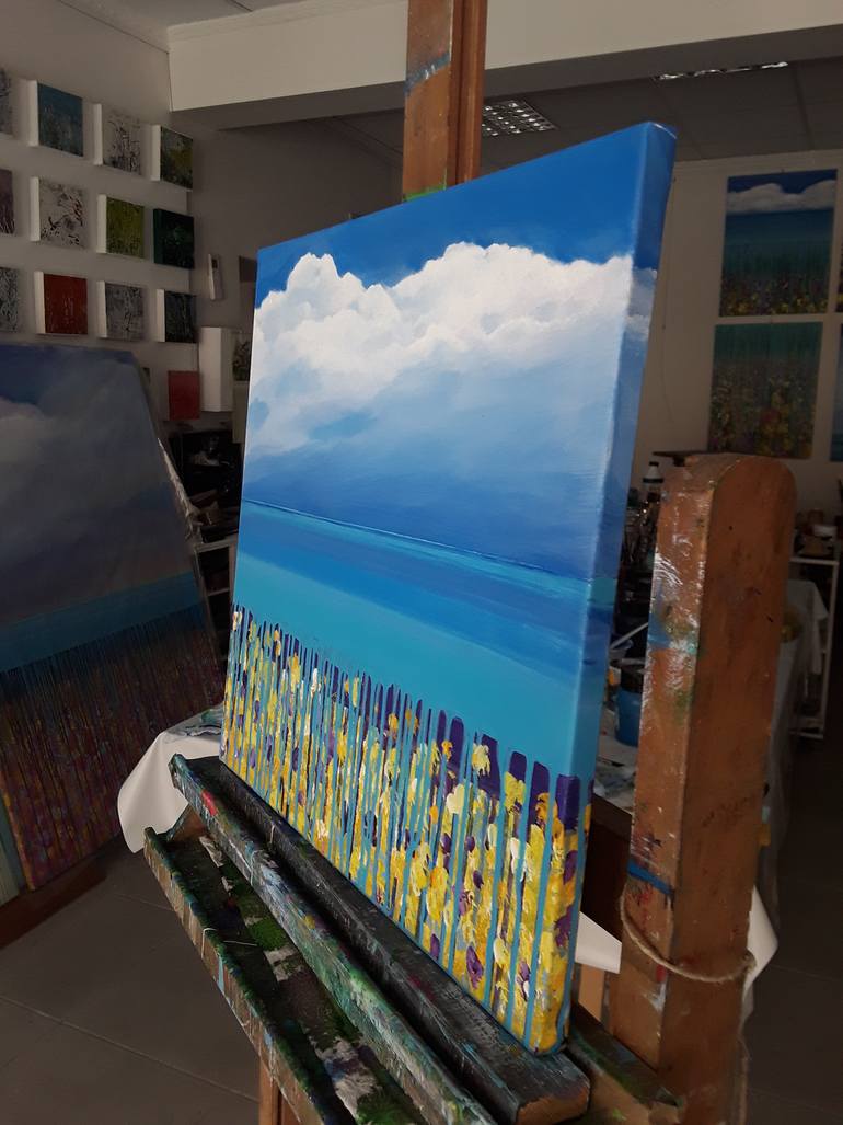 Original Abstract Nature Painting by Daniela Carletti