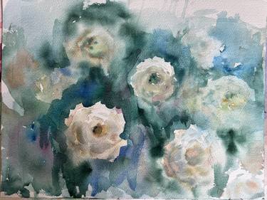 Original Floral Paintings by Blanxs by Irina Bellaye