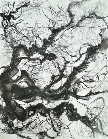 Print of Abstract Expressionism Nature Drawings by Blanxs by Irina Bellaye