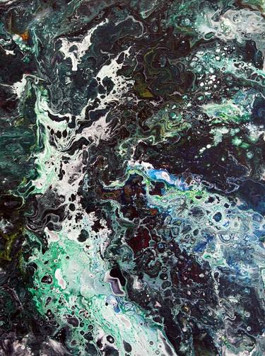 Original Abstract Paintings by Blanxs by Irina Bellaye