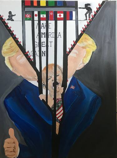 Print of Political Paintings by Yvette Lopez