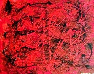 Original Abstract Expressionism Abstract Paintings by Annastaysia Savage