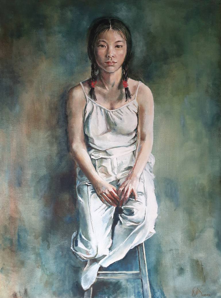 Duncan　Saatchi　by　Maya　Dor　Painting　Art