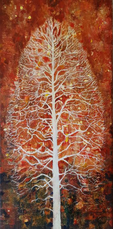 Original Figurative Tree Paintings by Dor Duncan