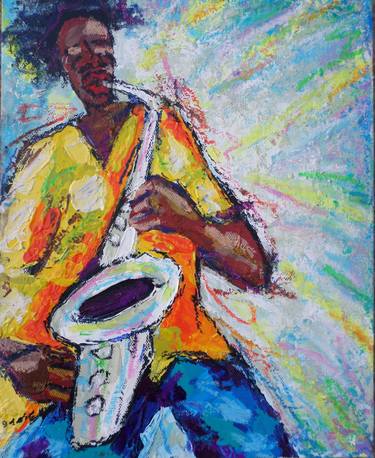 Print of Music Paintings by Nicky Chovuchovu