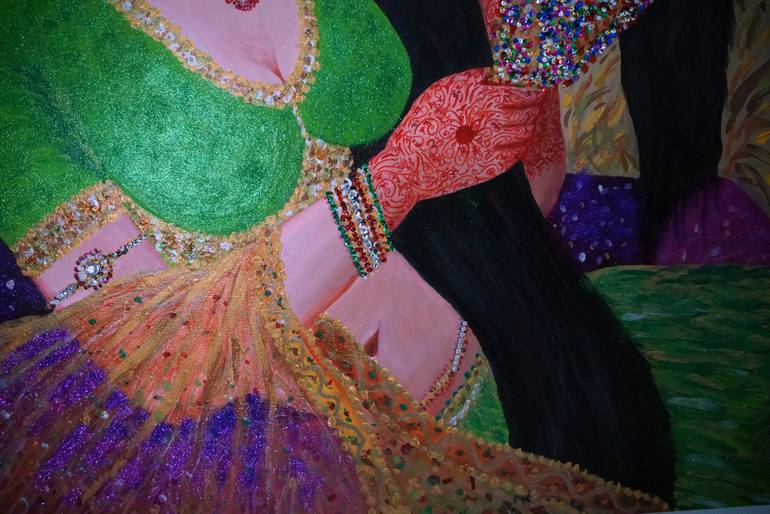 Original Figurative Women Painting by Creatiive Art