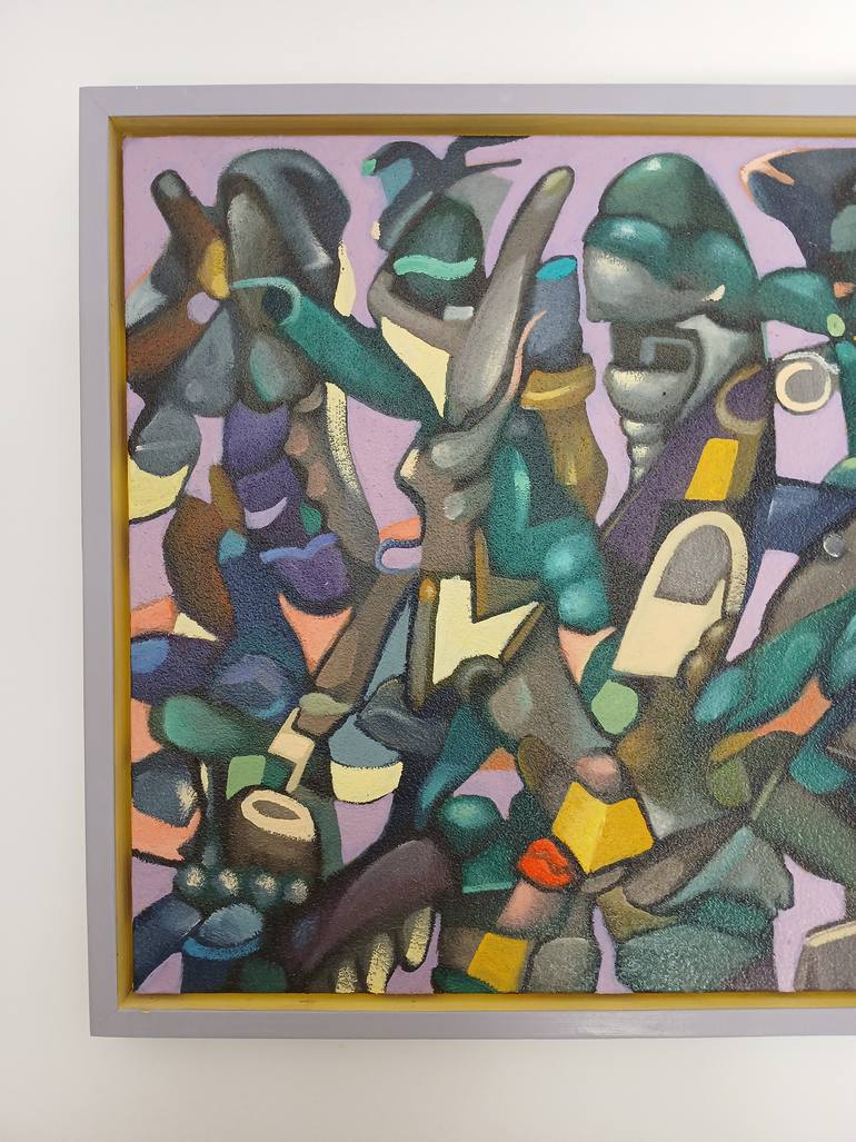 Original Abstract Expressionism Abstract Painting by Wout Ruigrok