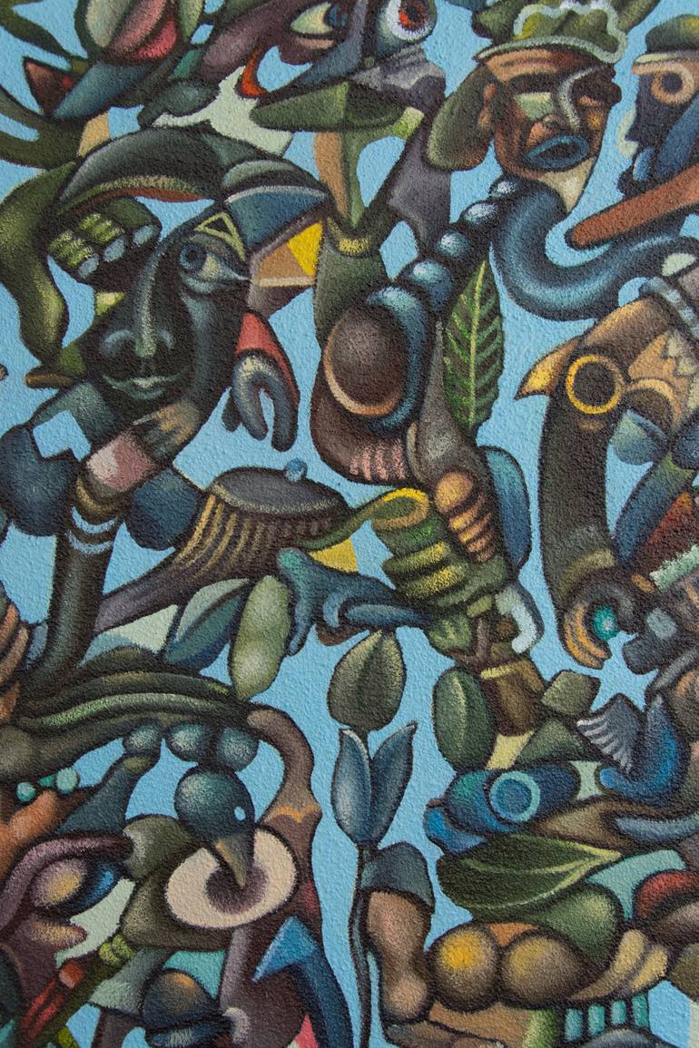 Original Expressionism Abstract Painting by Wout Ruigrok