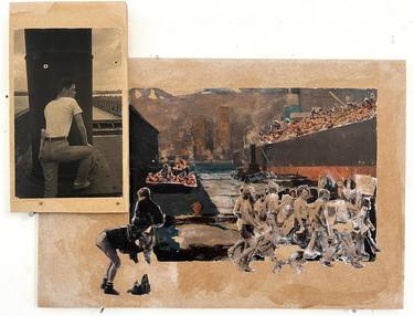 Original Figurative Men Mixed Media by Nikolaos Giannakakis