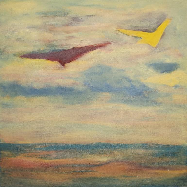 Original Painterly Abstraction Abstract Painting by Rebecca Hodel