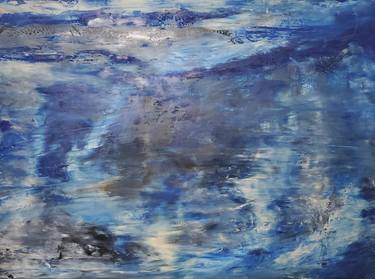 Original Abstract Expressionism Abstract Painting by Rebecca Hodel