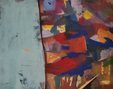 Original Abstract Expressionism Abstract Painting by Rebecca Hodel