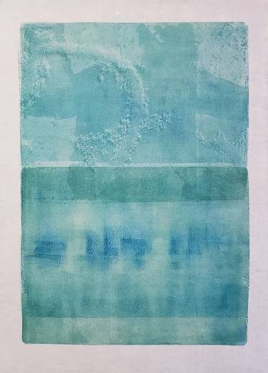 Original Abstract Expressionism Abstract Printmaking by Rebecca Hodel