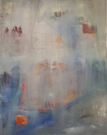 Original Fine Art Abstract Paintings by Rebecca Hodel