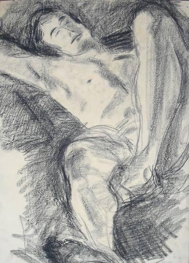 Original Figurative Body Drawings by Giorgio Soldatini