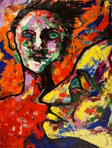 Original Expressionism People Paintings by Giorgio Soldatini