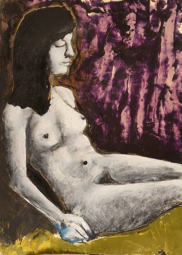 Original Figurative Nude Drawings by Giorgio Soldatini