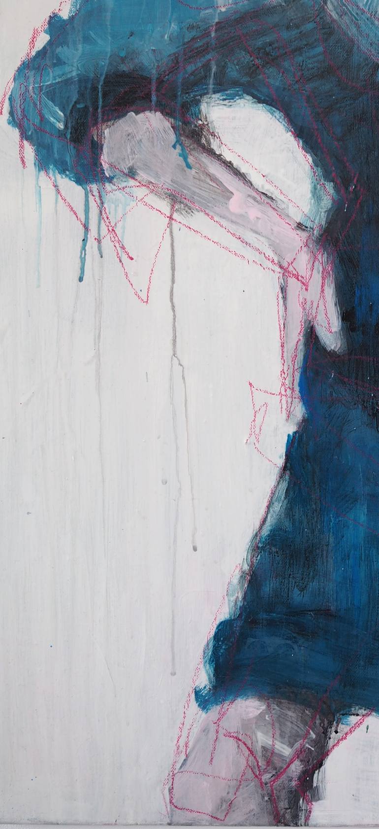 Original Figurative Fashion Painting by Wilma Van Rooijen