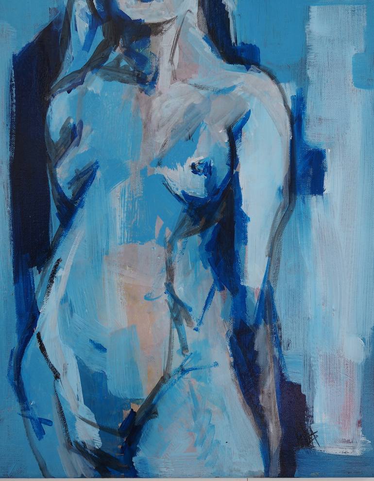 Original Figurative Nude Painting by Wilma van Rooijen