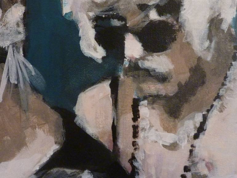 Original Figurative People Painting by Wilma Van Rooijen