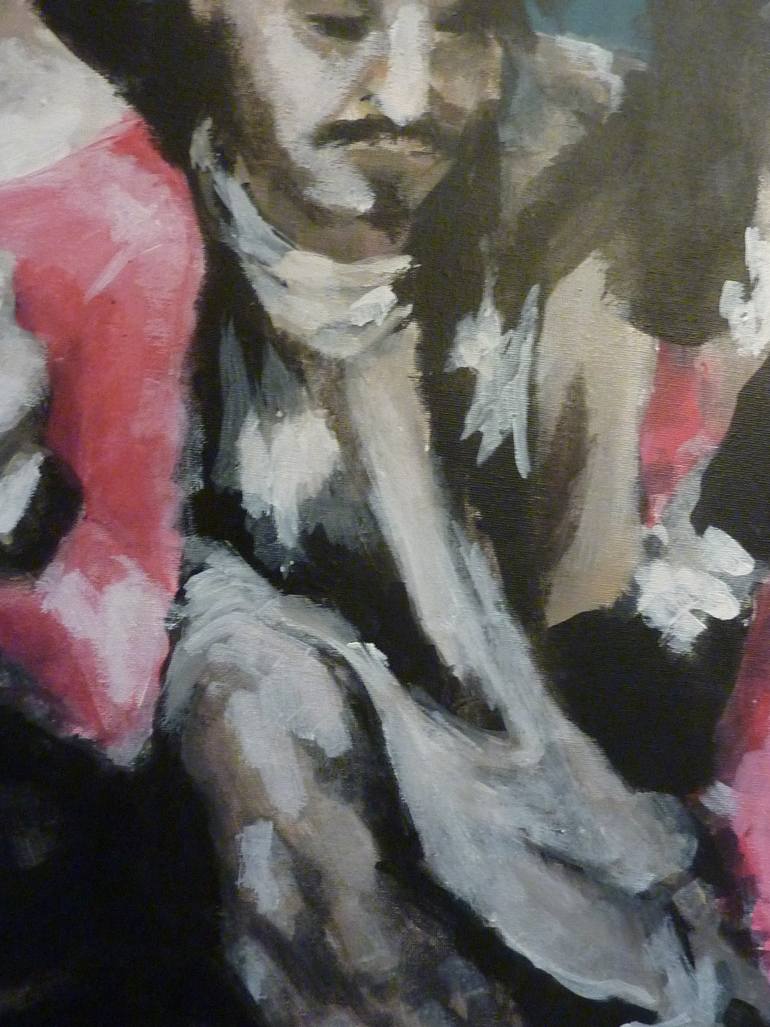 Original Figurative People Painting by Wilma Van Rooijen