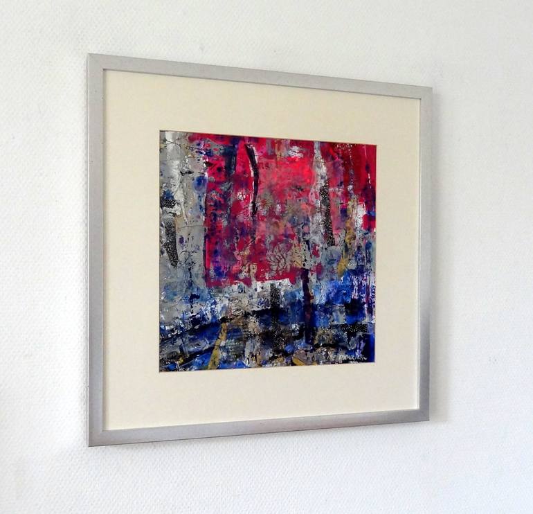 Original Expressionism Abstract Painting by IneLouise Mourick