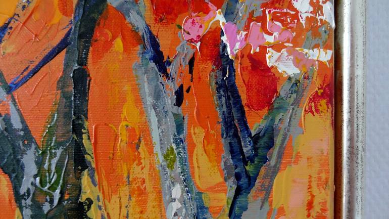 Original Abstract Expressionism Landscape Painting by Inelouise Mourick