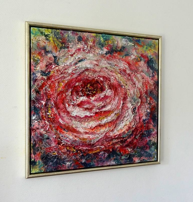 Original Abstract Expressionism Nature Painting by IneLouise Mourick