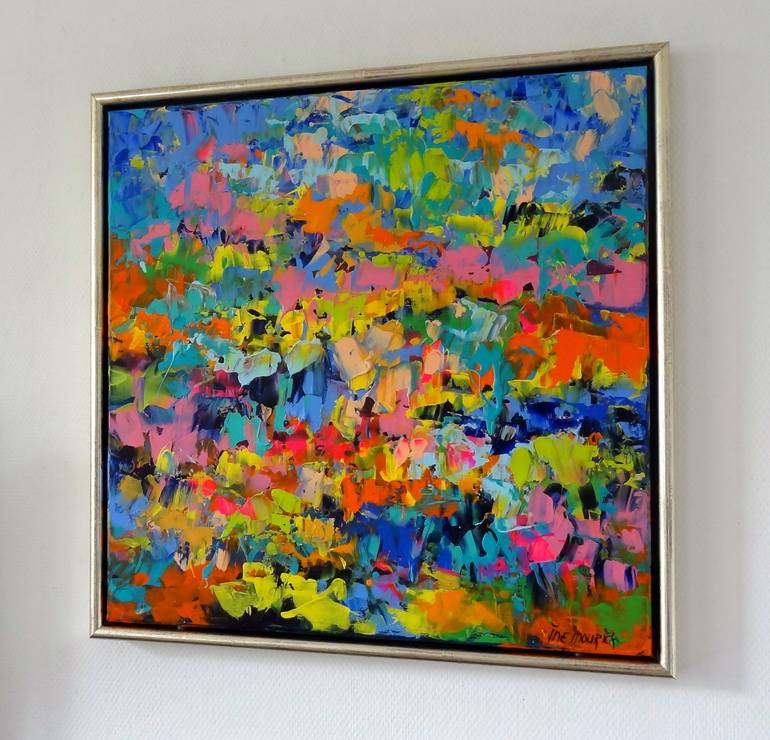 Original Abstract Nature Painting by IneLouise Mourick