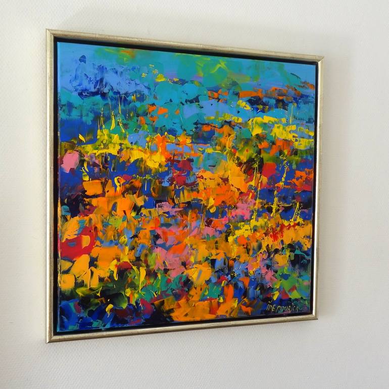 Original Abstract Nature Painting by IneLouise Mourick