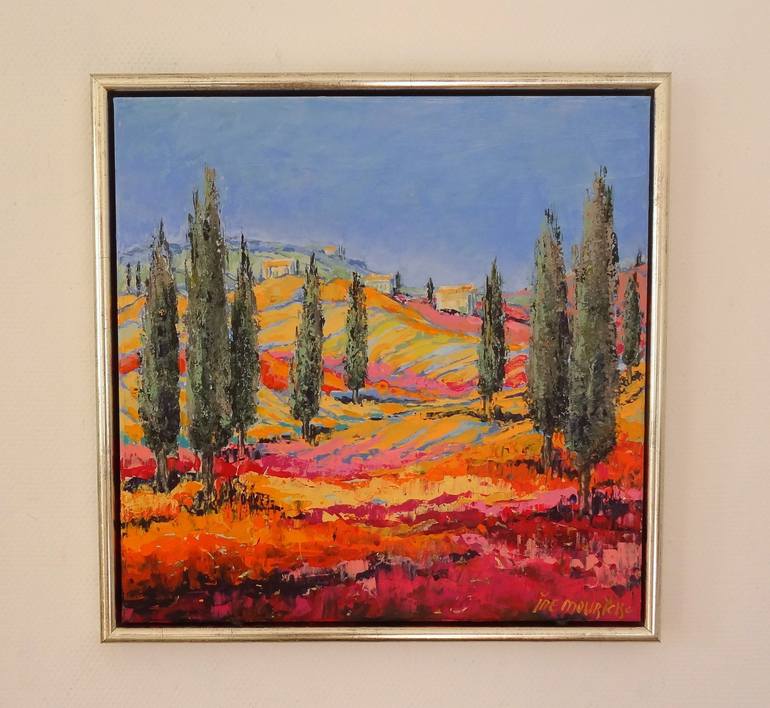 Original Landscape Painting by IneLouise Mourick