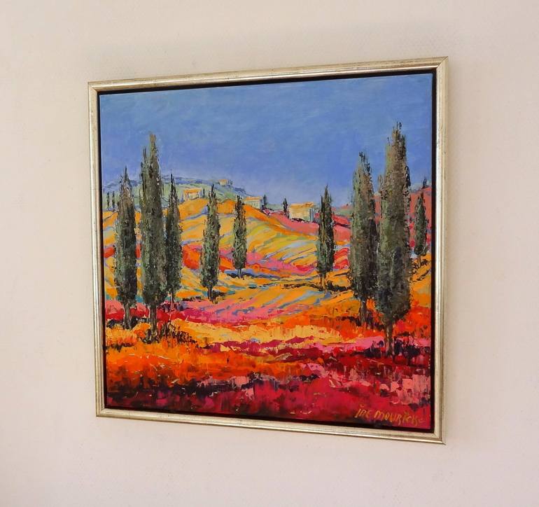 Original Landscape Painting by IneLouise Mourick